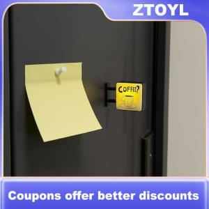 【ZTOYL】 Sáng Tạo Nhật Bản Mini Lightbox Tủ Lạnh Nam Châm Cà Phê Phong Cách Từ Lưu Niệm Cho Nhà Bếp Nhà Tủ Lạnh Trang Trí Nội Thất