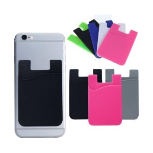 1Pcs Sticker Phone Card Holder Pemegang Kartu Telepon Dompet Tempelan Hp Perekat Hp Aksesoris Hp