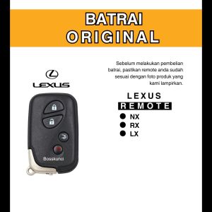 [ COD ] Baterai Remote Kunci LEXUS NX RX LX Original Panasonic termurah