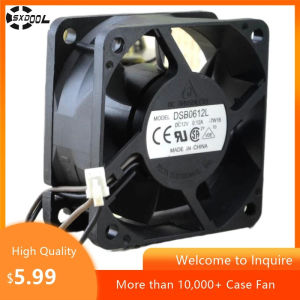 Delta DSB0612L 6025 6CM 12V 0.12A Silent CPU & Chassis Cooling Fan Low Noise High Efficiency for PC & Industrial Use