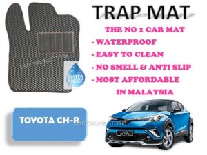 Toyota CH-R TrapMat Customize Car Floor Mat 100% Waterproof Anti Slip Easy to Clean(Front & Rear) - Toyota Accessories