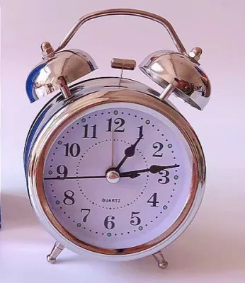 Jam Loceng Senyap Meja Twin Bell Classic Vintage Large Sound Analogue Alarm Clock With Backlight Jam Dinding Loceng Alarm Kuat