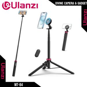 Ulanzi MT-84 Phone Tripod 61" Magnetic Selfie Stick Phone Tripod with Remote Extendable Cell Phone Tripod