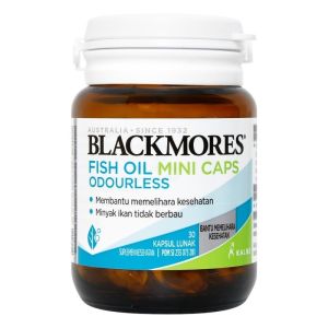 BLACKMORES FISH OIL MINI CAPS 30 caps Supports heart health Supports brain function Supports eye health Omega 3