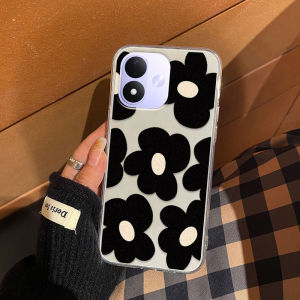 Phone Case for Redmi Note 17 Pro Max 5G New 2026 Fashion Flower Pattern Shockproof Clear Silicone Soft Casing for Redmi Note17 Pro Max 5G Pretty Phone Cover