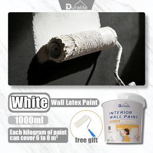 🔥No fading for 100 years🔥Duralite Wall Latex Paint 1000g cat luar rumah cat rumah dinding murah cat dinding dalam rumah outdoor wall paint for house cat putih rumah dinding batu exterior wall latex paint interior wall paint 乳胶漆