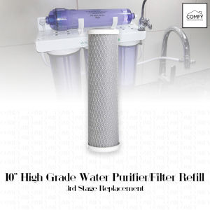 3-in-1 High Grade 10 Inches Water Filtration Refill 1st 2nd 3rd Stage PP Sediment GAC UDF CTO Carbon Filter