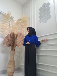 ARKA FASHION STORE/Tisca blouse/atasan wanita terbaru/crinkle premium/atasan super murah/simple/atasan trandi/korean style/stylish/casual/terviral/busui friendly/COD