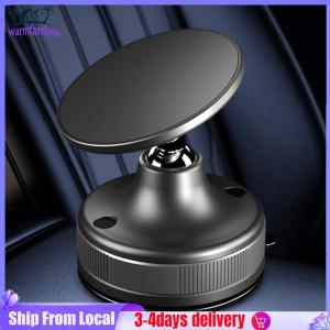 Car Magnetic Phone Holder Adjustable Car Magnetic Vacuum Adsorption Phone Bracket Vacuum Magnetic Car Phone Mount for Kitchen Mirro Gym Bath Shower