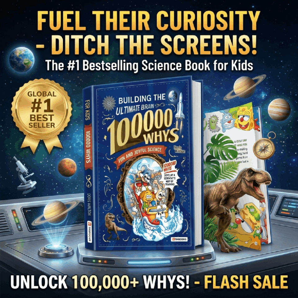 100000 Whys - Childrens Science Book / 100000 Whys Encyclopedia Kids Science Knowledge Book / Educational Learning For Kids