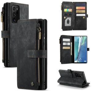 For Samsung Galaxy Note 20 / Note 20 Ultra Phone Case Magnetic Leather Wallet 10 Card Slots Couples Flip Cover Casing
