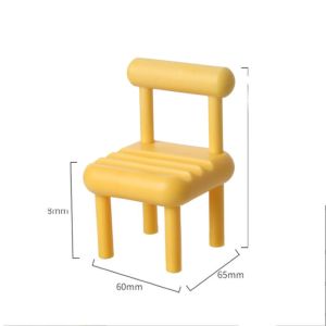 Chair Design Desktop Mobile Phone Holder Bench Cute Office Home Living Cellphone Support Stand Phone Holder