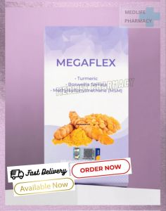 Megaflex™ Curcumin Extract and Boswellia Extract - Turmeric - Boswellia Serrata - MSM - Bone & Joint Support - Health Food Supplement