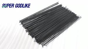 2026 Highly Praised High Quality 36 Piece Stainless Steel Spokes J-hook Spoke Bike Spokes J-Bend For Road MTB Bicycle 135MM-305mm