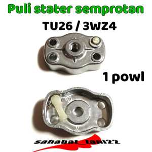 stater real tu26 Pulley puli poli starter mangkok engkol mesin semprot hama 2tak TU26 model lama