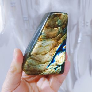 Labradorite Freeform  Natural Labradirite Crystal Strong Flash Home Decoration Office Decoration Exquisite Gift