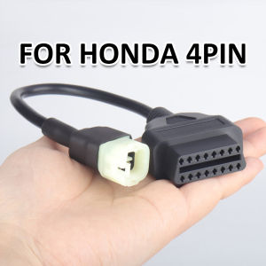 Obd2 Honda Kabel Adapter OBD2 Ke 4 Pin Kabel Fault Scanner Diagnosa