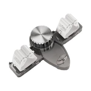 Wall Mounted Broom Mop Holder No Punching Required Suction Mop Hanger Hooks for Bathroom Kitchen Office Utility Room