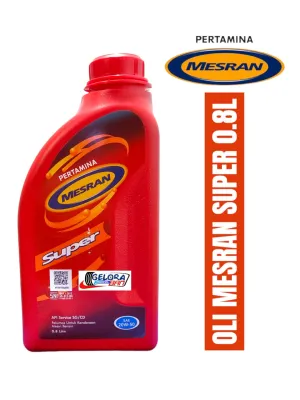 OLI MESRAN 0.8 LITER DAN 1 LITER ORIGINAL oli mesran oli mesin oil mesin oli 1 liter oli 0.8 liter oli motor bebek oli motor matic oli megapro oli bison oli vario oli beat oli mesran oli mesran original super oli montor oli mesran sae oli pertamina mesran