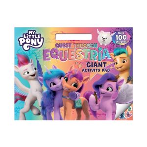 My Little Pony Giant Colouring Activity Book Pad Big Truck Pups to Color with 100+ Stickers For Kids