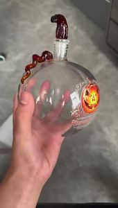 Hot Sale - Halloween -3D Pumpkin ornaments creative decorative crafts holiday gifts decanter bottles