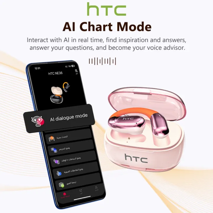 HTC Ne36 Al Thông Minh Thời Gian Thực Dịch tai nghe gắn tai không dây Bluetooth 6.0 Dịch 134 Ngôn Ngữ Với màn hình cảm ứng LED Kinh Doanh Tai nghe nhét tai earbuds có micrô Không Thấm Nước IPX5 | BigBuy360 - bigbuy360.vn HTC Ne36 Al Thông Minh Thời Gian Thực Dịch tai nghe gắn tai không dây Bluetooth 6.0 Dịch 134 Ngôn Ngữ Với màn hình cảm ứng LED Kinh Doanh Tai nghe nhét tai earbuds có micrô Không Thấm Nước IPX5 | BigBuy360 - bigbuy360.vn