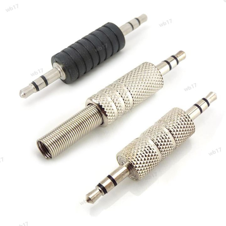 3.5mm Male to 3.5 Male Audio Jack Adapter 3 pole Stereo Aux Connector