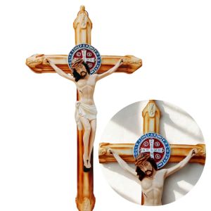 Salib Benedictus Dinding 60 cm - PR 46 (Sudah Termasuk Bubble wrap 4 Meter)
