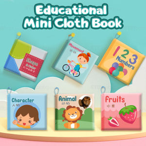 Baby Cloth Book Buku Bayi Early Educational Reading Learning Kids Book Fabric Story Book Infant Toy Book