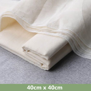 100% Cotton Cheesecloth for Straining Reusable Ultra Fine Mesh Unbleached Pure Cotton Cheese Cloths for Nut MIlk Filter Strainers