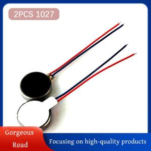 [Gorgeous] Hot Sale 2 PCS 1027 Mini Vibration Motors DC 3V 12000rpm Flat Button-Type Micro DC Vibrating Motor For Mobile Cell Phone Pager
