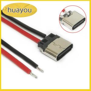 huayou สายเชื่อม USB Type-C 2P สำหรับชาร์จโทรศัพท์มือถือ5ชิ้น