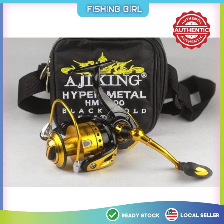 ajiking fishing reel malaysia price AJIKING HYPER METAL HM3000 FISHING REEL 🔥Ready Stock🔥 100% Original🔥 -  Lazada