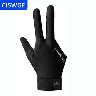[COD] CISWGE Chuyên Nghiệp Găng Tay Bida Chống Trượt Sợi Đàn Hồi 3-Ngón Tay Snooker Găng Tay Găng Tay Cho Câu Lạc Bộ Và Nhà Hồ Bơi Chơi