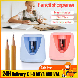 Multi-functional Automatic Pencil Sharpener Operated with 2 Holes USB / Battery Electric Pencil Sharpener for Student / Office 削笔器