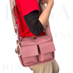 IVENA - BRICK BAG 2SET TAS KULIT WANITA HANDBAG 2in1