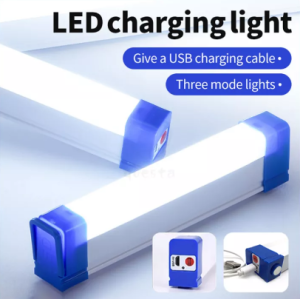 30W 50W Emergency Rechargeable USB Light Wireless Multifunction Portable Light for Outdoor Camping Lamp Three-speed Dimming Tube Light 3 Modes High Quality