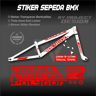 Stiker Striping Sepeda Universal ALL Polygon BMX Pacific Sudah Cutting 05