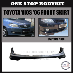 B0872 TOYOTA VIOS 06 FRONT SKIRT (TR-D) (FIBER)