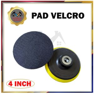 Tatakan Amplas Velcro 4 Inch - Velcro Grit Pad M10 / isi 1 pcs