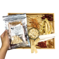 泡参虫草花汤 4-5人份 润肺补气 提神 药材汤 Ginseng Cordyceps Flower Soup Lung Strengthen 4-5 person  Chinese Herbal Soup. 