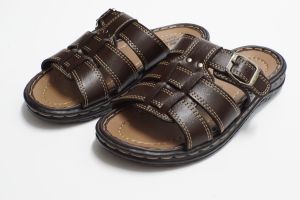 รองเท้าแตะ รองเท้าหนัง ทำความสะอาดง่าย เย็บติดพื้น ทนนาน