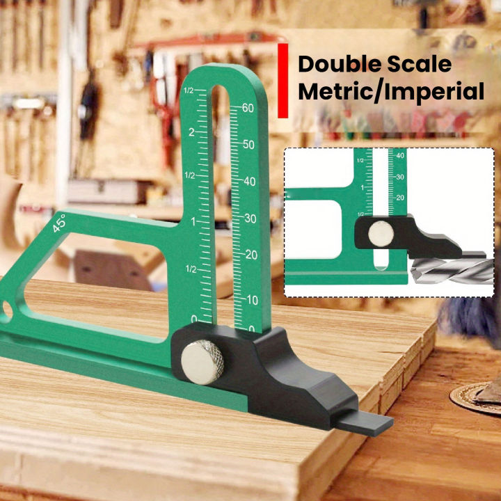 Woodworking Height Table Saw Depth Measuring Ruler CNC Machined Depth ...