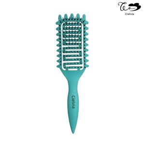 Cielvia หวีแปรงจับลอน ด้ามแหลมหลังโปร่ง สำหรับคนดัดผม