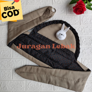 Gendongan Samping bayi/ Gendongan Baby Premium dengan ring sling dan boneka kelinci - Juragan Lebak JL Baby