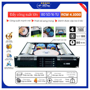 siêu phẩm cục đẩy công xuất lớn MTMAX 41000 Công suất mạnh mẽ với 80 sò lớn đảm bảo khả năng khuếch đại âm thanh tuyệt đỉnh Sử dụng trong hội trường lớn sân khấu chuyên nghiệp phòng karaoke cao cấp hoặc hệ thống âm thanh sự kiện