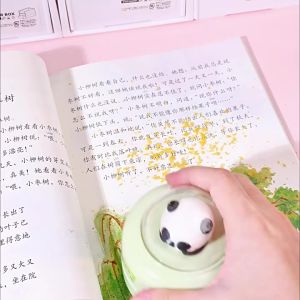 Desktop Vacuum Cleaner 83x96mm 300-Hole ABS Battery-Powered Dust Collector for Student Office Keyboard Crumbs