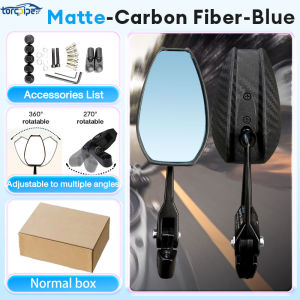 ThrustLine Side Mirror For Motorcycle Glossy Carbon Fiber Alloy Design LTO Passed Anti glare No degree Suitable for all motorcycles