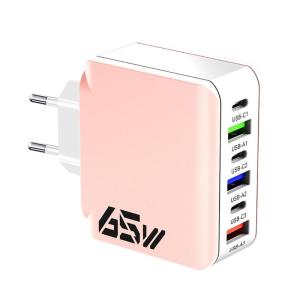 6 cổng sạc USB khối 65W với kết cấu ABS phân bổ năng lượng động phù hợp cho các thiết bị khác nhau