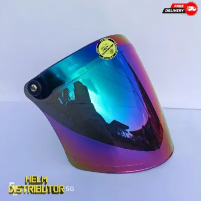 Kaca Helm Bogo Flat Datar Dan Kaca Helm Bogo Cembung Original SNI ( COD )